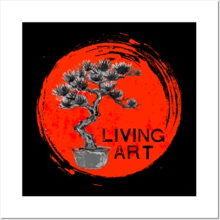 Bonsai Living Art Penjing Penzai Gardeners Gifts Posters and Art